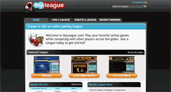 Desktop Screenshot of myleague.com
